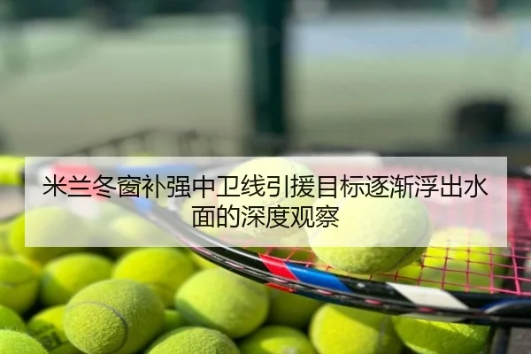 米兰冬窗补强中卫线引援目标逐渐浮出水面的深度观察