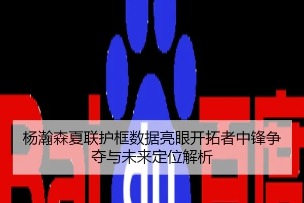 杨瀚森夏联护框数据亮眼开拓者中锋争夺与未来定位解析